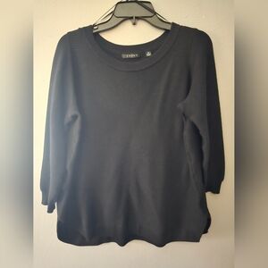 Black Ribbed Sweater